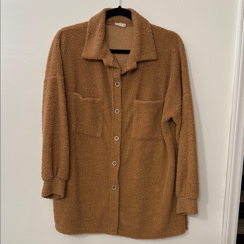 Lovely Melody Brown Teddy Jacket
